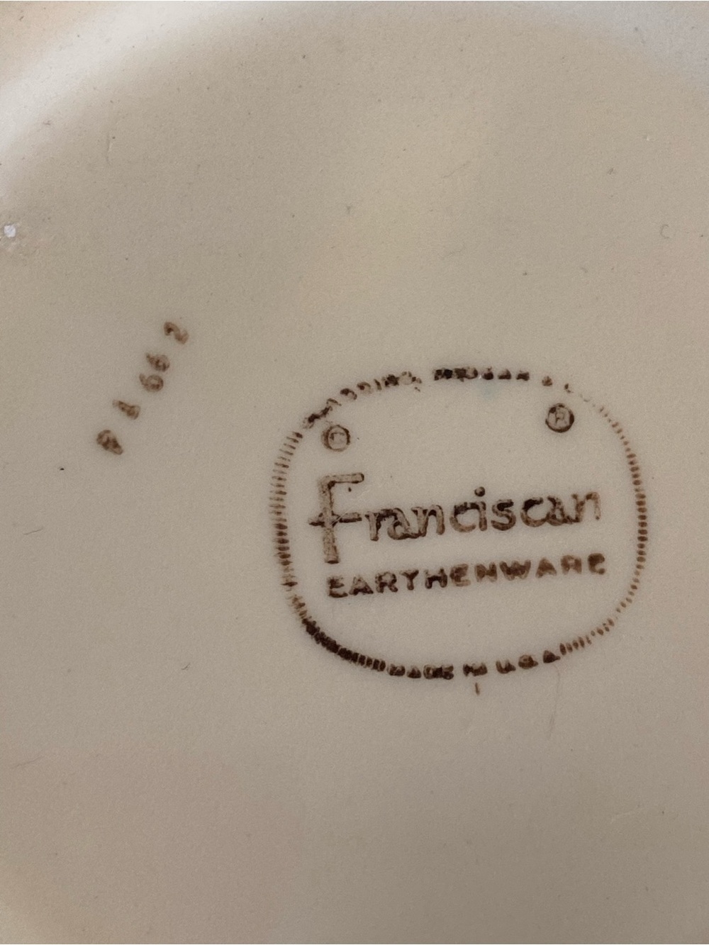 Franciscan Desert Rose Covered Serving Dish USA Backstamp 1960s Earthenware - Picture 3 of 16